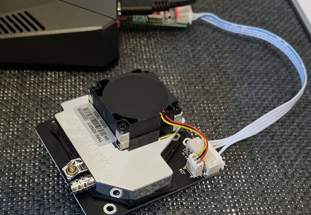 SDS011 sensor connected to Raspberry Pi